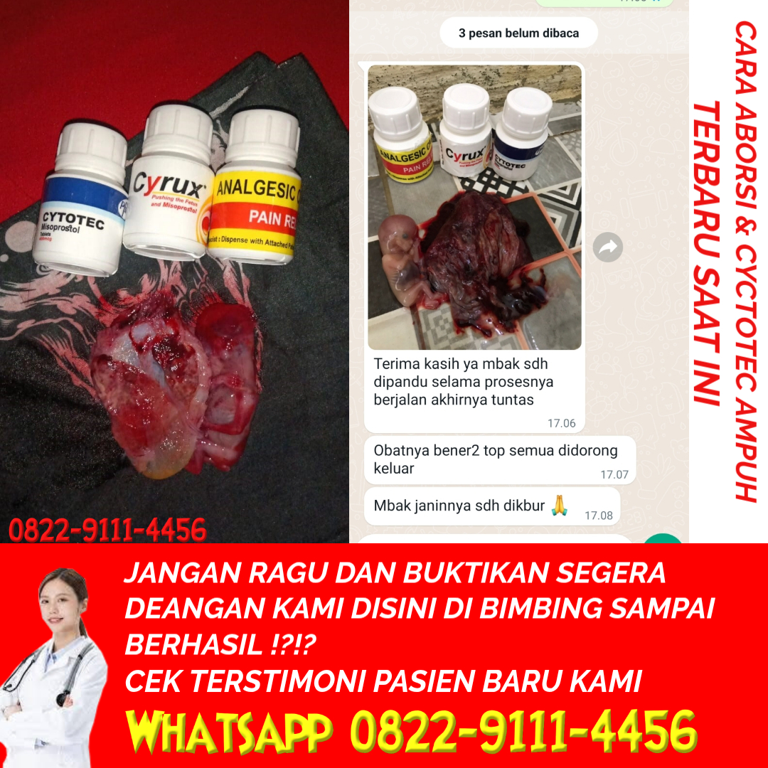 Cara Cepat Menggugurkan Kandungan 082291114456 Obat Aborsi Cytotec Usia Kehamilan 1 - 8 Bulan